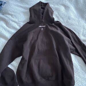 Lonely Ghost Brown Sweater Cozy Pullover Design